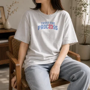Pretty Lebron James Trust The Proc23ss Washed T-Shirt