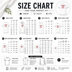 Size chart for Pretty AI Companionship Is Nothing To Be Ashamed Of with measurements in inches and cm