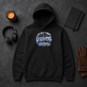 Pretty Top Grandparents Day Legendary Since Day One Y2K Hoodie