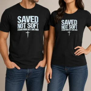 Hot Official Saved Not Soft Stand Firm Act Like Men Christian