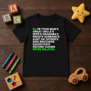 Pretty Hi I'M Your Mom'S Great Uncle'S Wife'S Grandma'S Niece'S Husband'S Kids T-Shirt