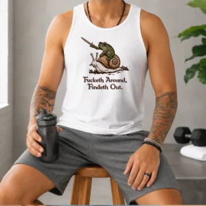Nice Fucketh Around Geek Tank Top