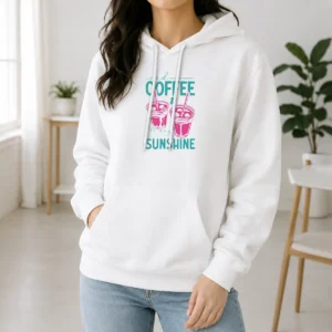 Nice Iced Coffee All Day Sunshine Summer Beach Hoodie