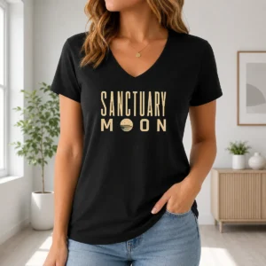 Premium Lunar Refuge Geek V-Neck Shirt