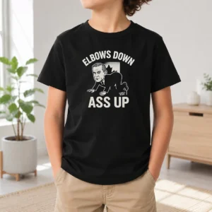 Nice Awesome Mark Carney Elbows Down Ass Up Kids T-Shirt