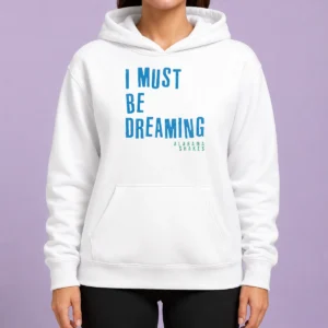 Official Alabama Shakes I Must Be Dreaming Hoodie in black with front graphic print, cozy pullover style with drawstring hood