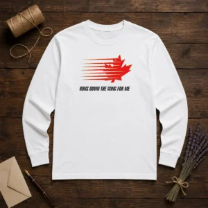 Hot Mitch Marner Toronto Maple Leafs Runs Down The Wing For Me Long Sleeve Shirt