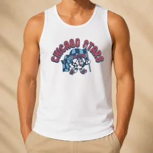 Pretty Good Kid'S Chicago Stars FC Soccer Player Blue Tank Top