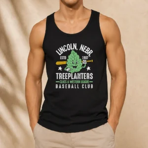 Awesome Lincoln Treeplanters Nebraska Vintage Baseball Team Tank Top