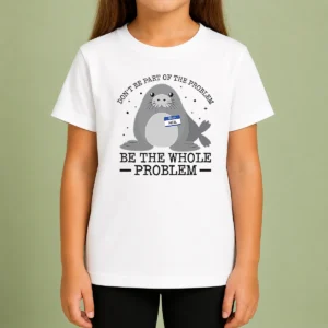 Nice Pretty Hello My Name Is Neil Funny Seal Character Kids T-Shirt
