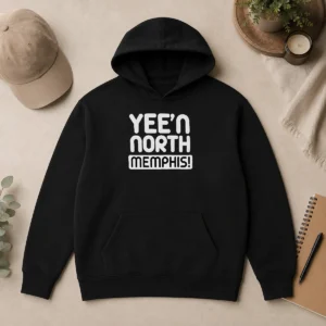 Good Yee'N North Memphis Grizzlies Hoodie in dark gray with front logo and kangaroo pocket