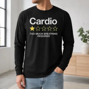 Funny Cardio 1 Star Long Sleeve Shirt