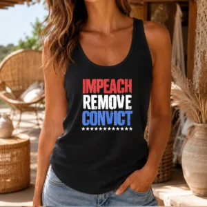 Official Impeach Remove Convict Stars Tank Top
