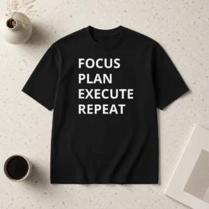 Premium Awesome Focus Plan Execute Repeat
