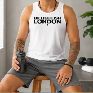 Original Billie Eilish London Tour Concert Music Tank Top