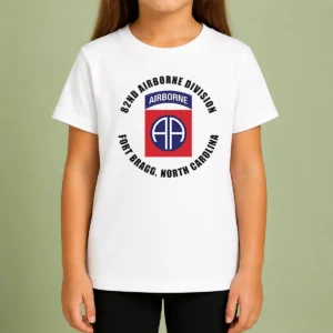 Awesome Hot 82nd Airborne Division Fort Bragg Military Kids T-Shirt