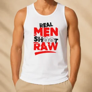 Original Real Men Shoot Raw Photography Camera Shutter Aperture Shirt - Image 3