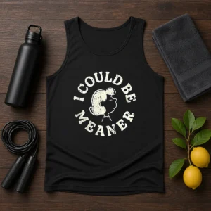 Pretty Lucy Peanuts I Could Be Meaner Tank Top