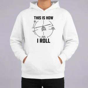 Official This Is How I Roll Funny Helicopter Hoodie