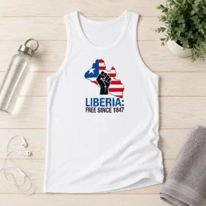 Happy Nice Liberia Free Since 1847 Tank Top