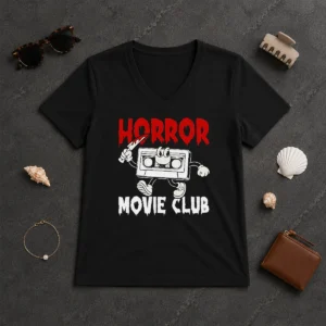Premium Horror Movie Club V-Neck Shirt