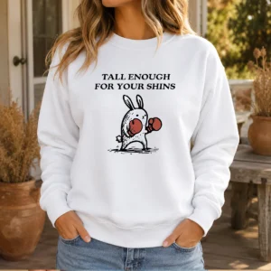 Pretty Tall Enough For Your Shins Boxing Rabbit Sweater