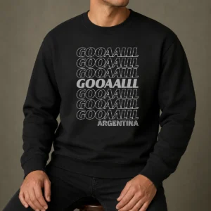 Hot Gooaalll Soccer Argentina Fan Goal Sweater
