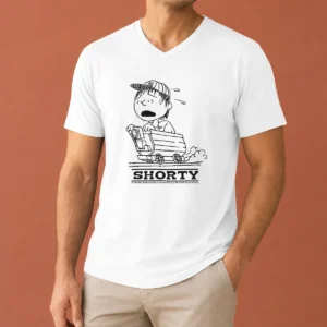 Premium Charlie Brown Peanuts Shorty A Pirate'S Sweatshirt Copy Right 1995 By Goon V-Neck Shirt