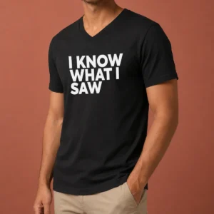 Funny I Know What I Saw V-Neck Shirt