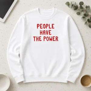 Nice People Have The Power Patti Smith Song Lyrics Protest Movement Long Sleeve Shirt