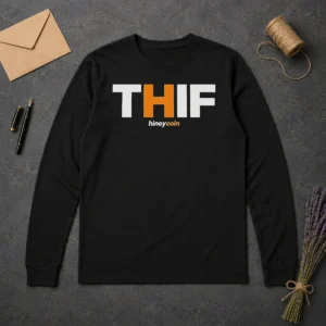 Original Funny Hineycoin THIF Long Sleeve Shirt