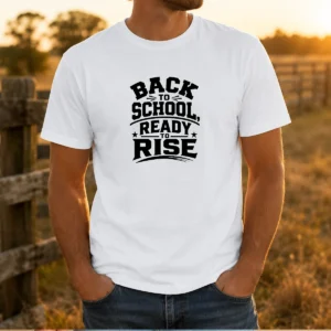 Pretty Back To School Ready To Rise Silhouette