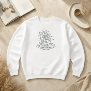 Top Grandparents Day Line Art Forever Hero Sweater