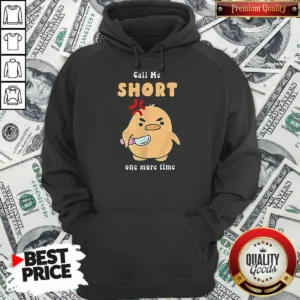 Premium Call Me Short One More Time Cute Angry Bird With Knife Hoodie