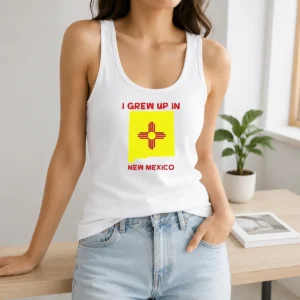Awesome I Grew Up In New Mexico Tank Top