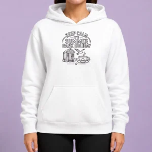 Nice Official Summer Bank Holiday Line Art UK Family Gatherings Hoodie