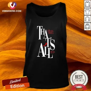 Nice Miranda Priestly Quote That'S All The Devil Wears Prada Red Heel Tank Top