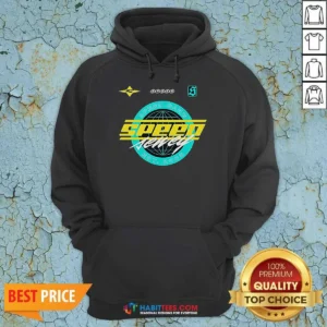 Pretty Speed Gang Speed Jewely Globe Logo Hoodie hoodie optimized in dark color with front logo print