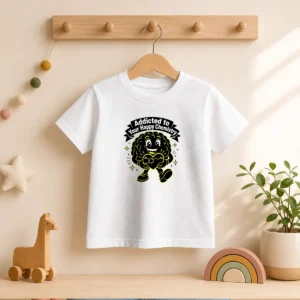 Premium Dopamine Addicted To You Silhouette For Couples Kids T-Shirt