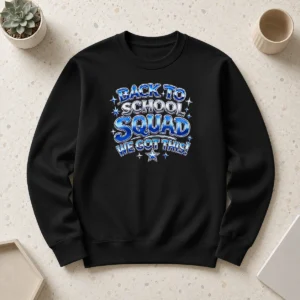 Top Nice Back To School Squad Y2K Chrome Style Sweater