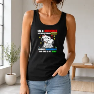 Pretty Snoopy And Grandma Me Are More Than Besties I Am Her Accomplice And She Is My Tank Top