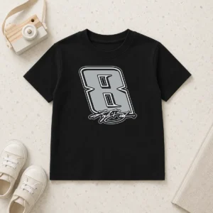 Awesome Kyle Busch Black No 8 Signature Kids T-Shirt