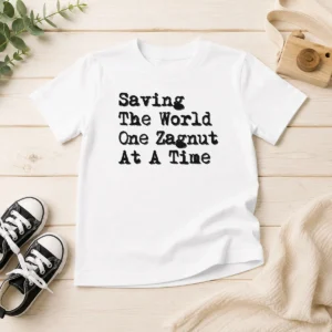 Premium Saving The World One Zagnut At A Time Kids T-Shirt