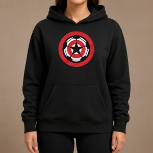 Pretty Captain America Marvel Cinematic Universe UEFA Champions Hoodie