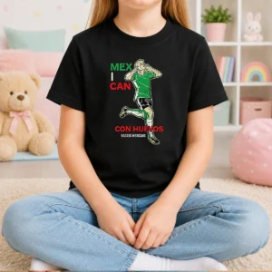 Pretty Mexican Con Huevos Badass Mexicans Mexico Soccer Kids T-Shirt