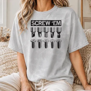 Good Original Screw 'Em Washed T-Shirt