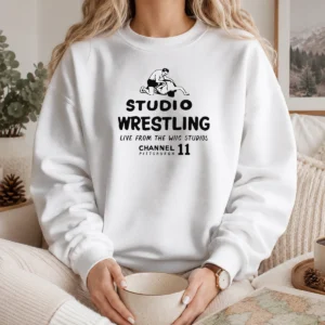 Nice Studio Wrestling Live From The WIIC Studios Channel 11 Pittsburgh Sweater
