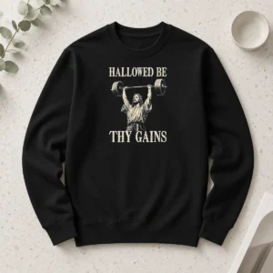 Premium Hallowed Be Thy Gains Long Sleeve Shirt