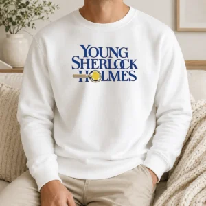 Premium Young Sherlock Holmes Movie Logo 1985 Film Sweater