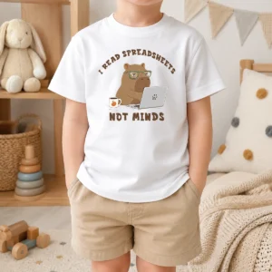 Funny I Read Spreadsheets Kids T-Shirt